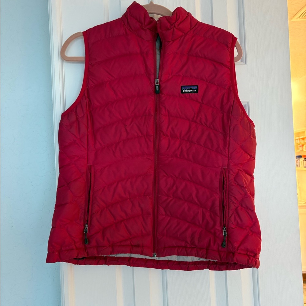 Patagonia Down Sweater Vest Hot Pink